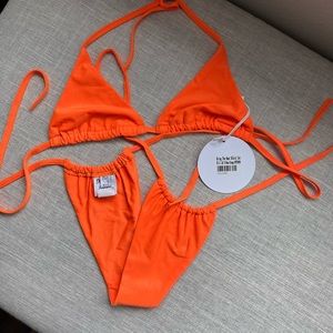 Orange bikini